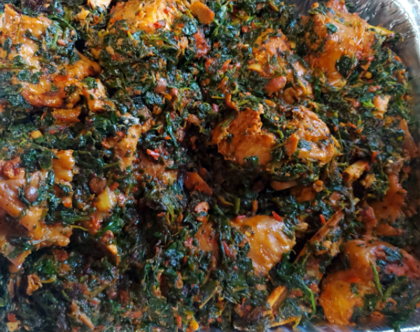 Best Nigerian Efo Riro Vegetable soup in the DMV - TwinkleMunchiesCatering